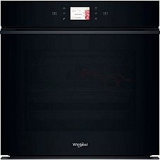 Духова шафа Whirlpool електрична, 73л, A+, дисплей, конвекція, піроліз, телескопічні напрямні, чорний