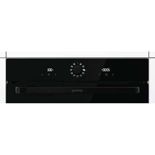 Духова шафа Gorenje електрична, 77л, A, пара, дисплей, макс.темпер.-300, чорний