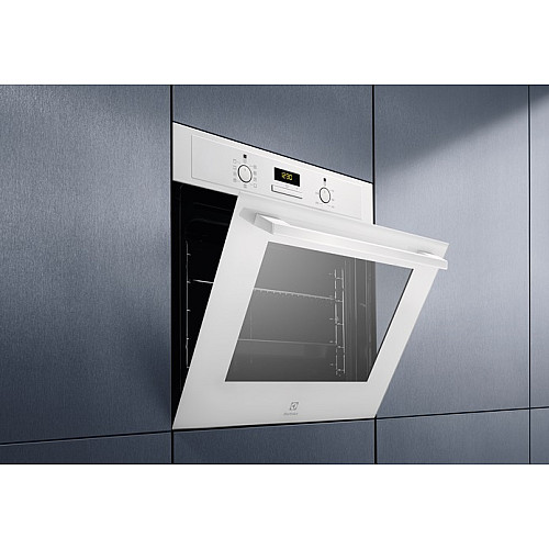 Духова шафа Electrolux електрична, 65л, A, дисплей, конвекція, білий