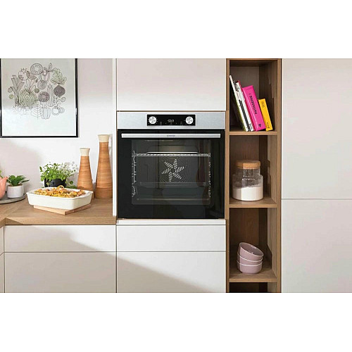 Духова шафа Gorenje електрична, 77л, A+, дисплей, нерж