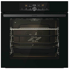 Шафа Gorenje духова електрична, 77л, дисплей, піроліз, A+, чорний