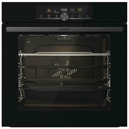 Шкаф Gorenje духовой электрический, 77л, дисплей, пиролиз, A+, черный