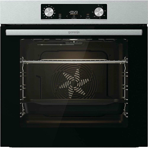 Комплект Gorenje (духовка + поверхня склокераміка BO6737E02X -нерж + ECT41SC- чорна), 738881