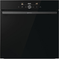 Духова шафа Gorenje електрична, 77л, A+, пара, дисплей, IconTouch, чорний