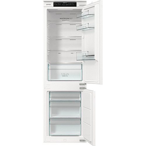 Вбуд. холодильник з мороз. камерою Gorenje, 177х55х54см, 2 двері, 176(76)л, А+, NF+, Зона св-ті, Диспл, Біли