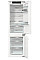 Холодильник Gorenje вбудований з нижн. мороз., 177x69x55см, 2 двері,252(76)л, А+, NF+, Зона св-ті, Диспл, Wi-Fi, Біли
