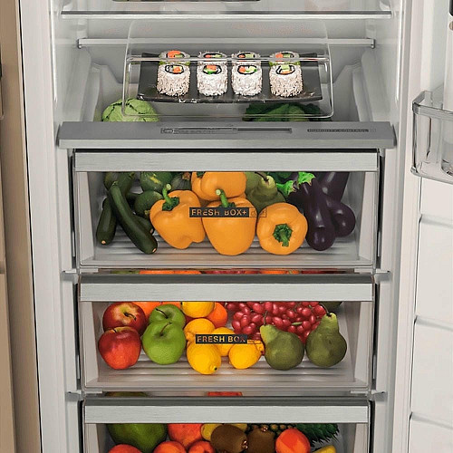 Холодильна камера Whirlpool вбудована, 177x54х54, 314л, А++, ST, інв., білий