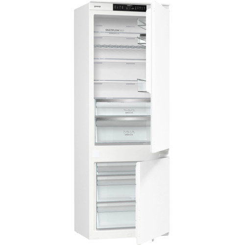 Холодильник Gorenje вбудований з нижн. мороз., 194x69x55см, 2 двері,336(66)л, А++, NF+, Зона св-ті, Диспл, Wi-Fi, Біли