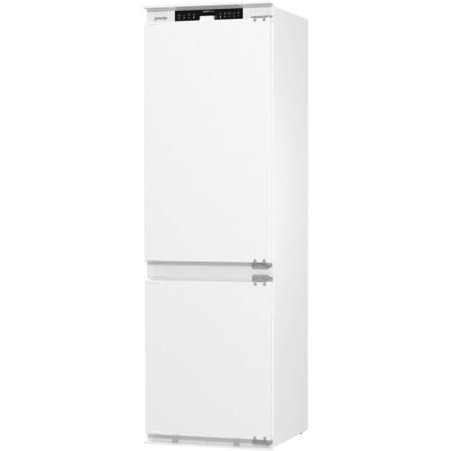 Холодильник Gorenje вбудований з нижн. мороз., 177x69x55см, 2 двері,252(76)л, А+, NF+, Зона св-ті, Диспл, Wi-Fi, Біли