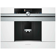 Кавомашина Siemens вбудована, 2.4л, зерно+мелена, автомат.капуч, LED-дисплей, авторецептів -30, білий