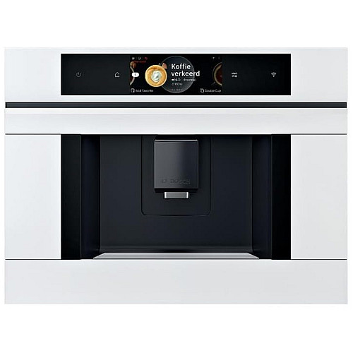 Кавомашина Bosch вбудована, 2.4л, зерно+мелена, автомат.капуч, LED-дисплей, білий