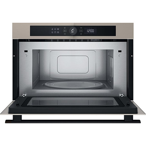 Микроволновая печь Whirlpool встроенная, 31л, электронное упр., 1000Вт, гриль, дисплей, бежевый