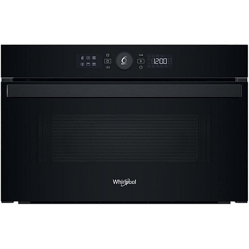Микроволновая печь Whirlpool встроенная, 31л, электронное упр., 1000Вт, гриль, дисплей, черный