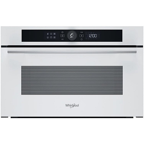 Микроволновая печь Whirlpool встроенная, 31л, электронное упр., 1000Вт, гриль, дисплей, белый