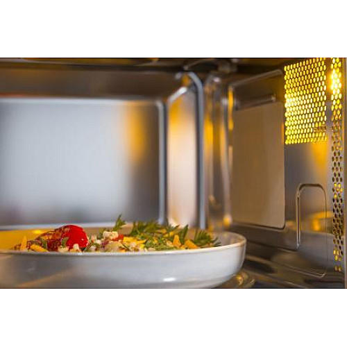 Микроволновая печь Gorenje встраиваемая, 25л, электр. управл., 900Вт, гриль, дисплей, инвертор, черный