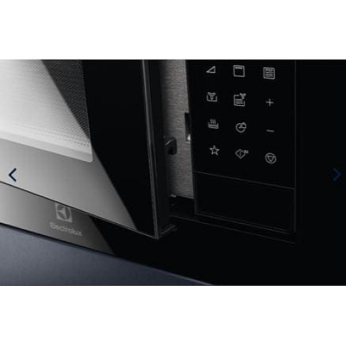 Микроволновая печь Electrolux встроенная, 25л, электрон. управление, 900Вт, гриль, дисплей, черный