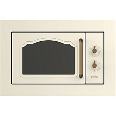 Микроволновая печь Gorenje встраиваемая Retro, 23л, мех. управл., 800Вт, гриль, бежевый