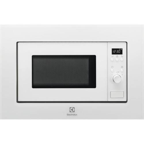 Мікрохвильова піч Electrolux вбудована, 17л, електрон. керування, 700Вт, дисплей, білий