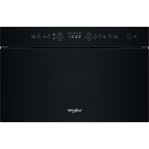Мікрохвильова піч Whirlpool вбудована, 22л, електронне упр., 750Вт, гриль, дисплей, чорний
