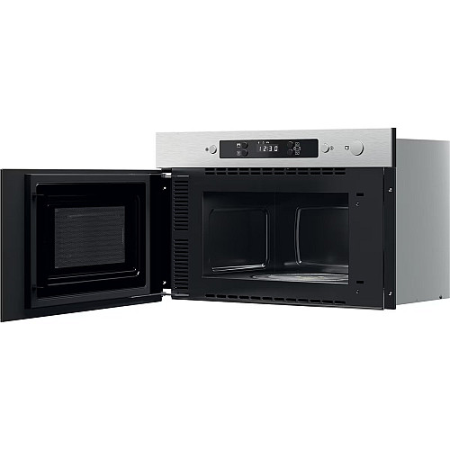 Мікрохвильова піч Whirlpool вбудована, 22л, електронне упр., 750Вт, дисплей, нерж