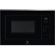 Микроволновая печь Electrolux встроенная, 25л, электрон. управление, 900Вт, гриль, дисплей, черный