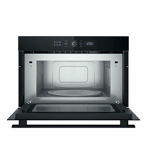Микроволновая печь Whirlpool встроенная, 31л, электронное упр., 1000Вт, гриль, дисплей, черный