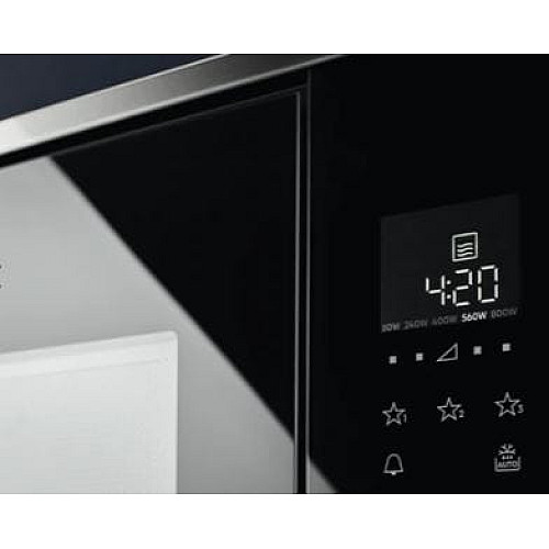 Микроволновая печь Electrolux встроенная, 20л, электрон. управление, 700Вт, дисплей, черный