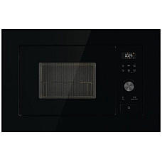 Мікрохвильова піч Gorenje вбудовувана, 20л, електр. управл., 800Вт, гриль, дисплей, чорний