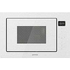 Мікрохвильова піч Gorenje вбудовувана, 25л, електр. управл., 900Вт, гриль, дисплей, приготування на кількох рівнях, білий