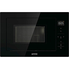 Мікрохвильова піч Gorenje вбудовувана, 25л, електр. управл., 900Вт, гриль, дисплей, чорний