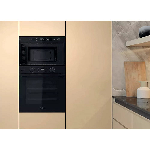 Микроволновая печь Whirlpool встроенная, 22л, электронное упр., 750Вт, дисплей, черный