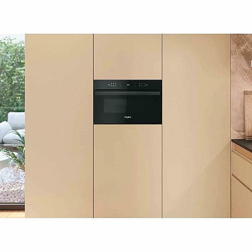 Микроволновая печь Whirlpool встроенная, 31л, электронное упр., 1000Вт, гриль, дисплей, черный