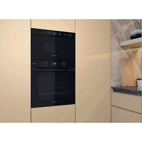Микроволновая печь Whirlpool встроенная, 22л, электронное упр., 750Вт, дисплей, черный