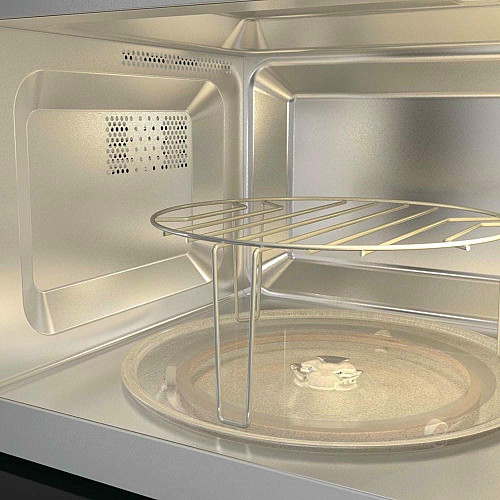 Піч Gorenje мікрохвильова, вбудовувана, 20л, 800Вт, гриль, дисплей, нерж