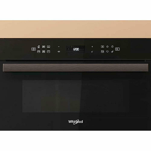 Микроволновая печь Whirlpool встроенная, 31л, электронное упр., 1000Вт, гриль, дисплей, черный