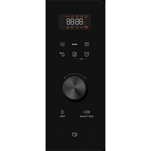 Микроволновая печь Gorenje встраиваемая, 20л, электр. управл., 800Вт, гриль, дисплей, черный