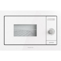 Мікрохвильова піч Gorenje вбудовувана Simplicity, 23л, міх. управл., 900Вт, гриль, дисплей, білий