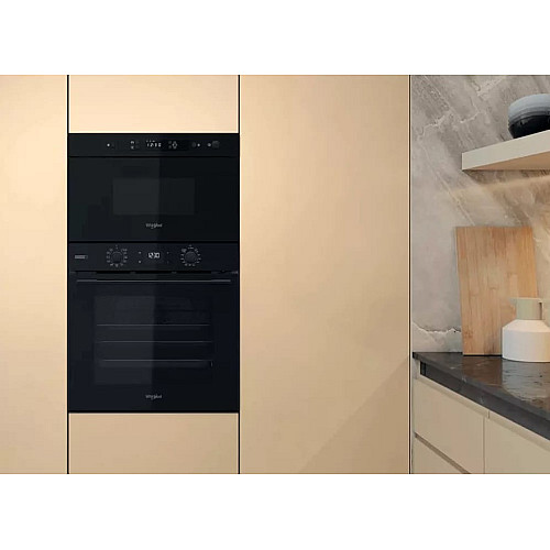 Микроволновая печь Whirlpool встроенная, 22л, электронное упр., 750Вт, дисплей, черный