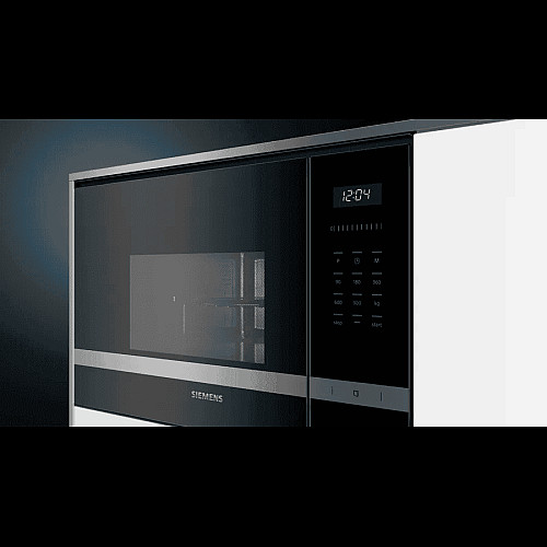 Микроволновая печь Siemens встроенная, 25л, электр. управляющий, 900Вт, гриль, дисплей, нержавеющая сталь