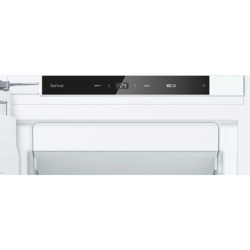 Морозильна камера Bosch вбудована, 177x55x55, 212л, 1дв., E, NF, білий