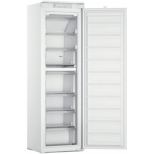 Морозильна камера Whirlpool вбудована, 177x54х54.5, 209л, А++, NF, інв., білий