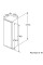 Морозильна камера Bosch вбудована, 177x55x55, 212л, 1дв., E, NF, білий