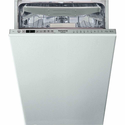 Посудомоечная машина Hotpoint встроенная, 10компл., A++, 45см, дисплей, 3й корзина, белая
