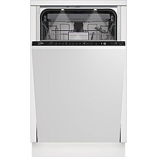 Посудомийна машина Beko вбудована, 11компл., A+++, 45см, дисплей, 3-й кошик, білий