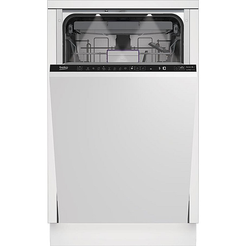 Посудомийна машина Beko вбудована, 11компл., A+++, 45см, дисплей, 3-й кошик, білий