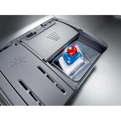 Посудомийна машина Bosch вбудована, 13компл., E, 60см, дисплей, 3-й кошик, білий