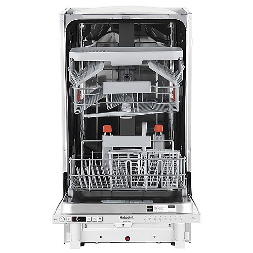 Посудомоечная машина Hotpoint встроенная, 10компл., A++, 45см, дисплей, 3й корзина, белая