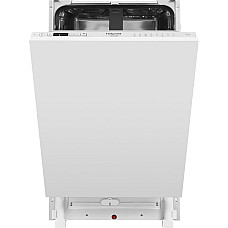 Посудомийна машина Hotpoint вбудована, 10компл., A++, 45см, дисплей, 3й кошик, білий