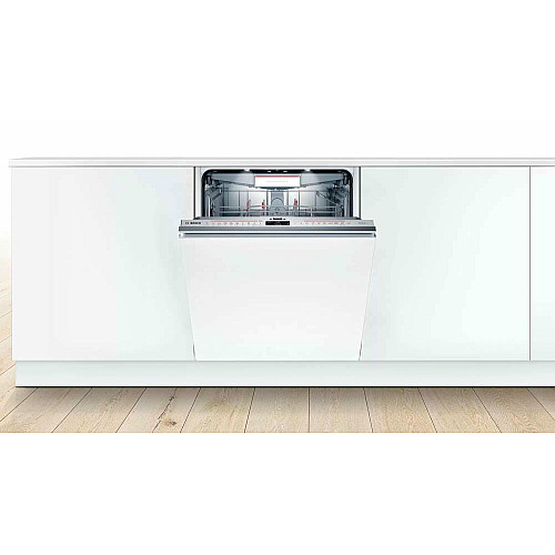 Посудомоечная машина Bosch встроенная, 14компл., A+++, 60см, дисплей, 3й корзина, Zeolith, белый