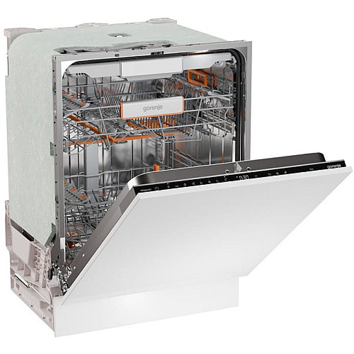 Посудомоечная машина Gorenje встраиваемая, 16компл., A+++, 60см, инвертор, Wi-Fi, AquaStop, сенсорн.упр, 3и корзины, белый